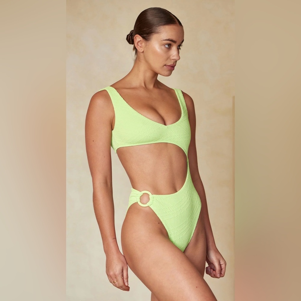 ST. BARTH'S ONE PIECE - HONEYDEW SUMMER PLAID